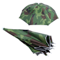 Pikkukuva 4 / 8: Kannettava vedenpitävä ulkokäyttöön tarkoitettu kalastusvarjolippis aikuisille - Camo