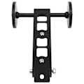 Miniatyrbillede 7 af 8: Forlængelsesstang Let Hjul Aluminium Legering Parkering Push Hjul med Vandflaskeholder til Cykeltilbehør Sølv