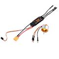 Miniatyrbillede 8 af 8: 2212 KV2200 Motor 40A Brushless ESC XT60 RC Motor ESC Sæt til Drone Helikopter FPV