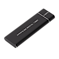 Pikkukuva 5 / 8: M.2 NVMe SSD -kotelo, 6 Gbps, erittäin ohut Type C -liitäntä, alumiiniseos, musta, USB 3.1 - NVMe PCIe SSD -kotelo PC:lle