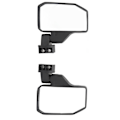 Miniatyrbilde 8 av 8: Clear Vision justerbart svart sidespeilsett for ATV UTV-motorsykkel
