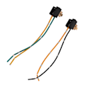 Miniatyrbillede 4 af 8: 2 stk. Forlygtepære Fatning Ledningsnet Stik Adapterledning til H1 Pære