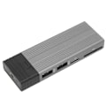 Miniatyrbillede 4 af 8: Nvme SSD Kabinet 4 i 1 USB3.0 M.2 NVME NGFF Maksimalt 10Gbps Auto Sleep NGFF SSD Kabinet til Telefon Tablet Desktop Grå