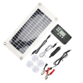 Miniatyrbillede 6 af 8: 30W RV Solpanel Kit - Effektiv polysilicium PET batterioplader med 50A spændingskontrol til hytter, både og marinesoldater