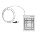 Miniatyrbilde 1 av 8: 18-Tasters Mekanisk Numerisk Tastatur med Lineære Brytere, Sprutsikker USB Numerisk Tastatur med Sklisikre Puter for Bærbar PC og Stasjonær PC