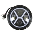 Miniatyrbilde 7 av 8: Motorsykkel LED-frontlykt - Vanntett, 2000LM, Universal Passform, Hvit Gul belysning