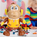 Miniatyrbilde 6 av 8: Elektrisk barnespill Dansende svingende tegneserie ape lys musikk robot barn underholdning