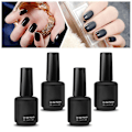 Miniatyrbillede 6 af 8: Gel Neglelak Sæt: Base Top Coat, Langvarig & Mat Finish (4 stk, 15ml)