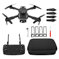 Miniatyrbillede 1 af 8: Minidrone med optisk flow-positionering og 4-vejs hindring - Fjernbetjent FPV Quadcopter med HD dobbelt kamera
