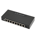 Miniatyrbillede 7 af 8: Netværks Switch Gigabit 1000Mps 8 Porte Selvtilpasnings Switch Ethernet Adapter til Kontor Hjem 100 til 240V EU Stik