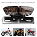 Miniatyrbild 8 av 8: Retro Multifunktionell Motorcykel Bakljus LED Blinkers Bakre Bromsljus