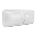Miniatyrbilde 3 av 8: 12V LED Dobbelbryter Tak Dobbelkuppel Oval Linse Interiør Leselampe for RV