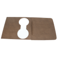 Miniatyrbild 4 av 8: Wood Grain Style 2PC Center Console Vattenkopp Panelskydd för Tesla Model 3 Y 2021-2023