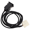 Miniatyrbilde 8 av 8: Aux Socket Audio Switch Kabel Stereo Ledningsnett Erstatning for Mazda 2 3 5 6 MX‑5 RX8 CX‑7 CX‑9