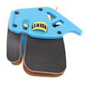 Miniatyrbillede 3 af 8: Blå Archery Finger Tab - Fingerskydd i PU-læder til Recurve-bueskydning