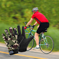 Miniatyrbild 4 av 8: Cykelhandskar för barn som andas för utomhussporter