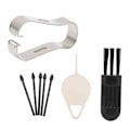 Miniatyrbilde 3 av 8: Stylus Pen Tips Erstatning 3 Myke Spisser 2 Harde Spisser Nettbrett Penn Spisser for Note 10 for Note 20 for Tab S6 S7 Helt Svart