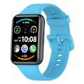 Miniatyrbillede 2 af 8: Smart Watch Udskiftningsremme Smart Watch Blød Silikonerem til FIT2 Lyseblå