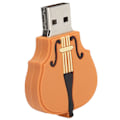 Miniatyrbilde 7 av 8: Violinformet USB-minnepenn Søt Hjemmekontor USB Flash Drive for Musikkdata Lagring 64GB