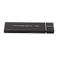 Pikkukuva 4 / 8: M.2 NVMe SSD -kotelo, 6 Gbps, erittäin ohut Type C -liitäntä, alumiiniseos, musta, USB 3.1 - NVMe PCIe SSD -kotelo PC:lle