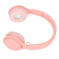 Pikkukuva 4 / 8: Y08 Lasten Kuulokkeet Macaron Tyylissä Stereokuulokkeet Taitettavat Liitä Kortti Bluetooth Yli Korvan Kuulokkeet Vaaleanpunainen