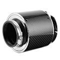 Pikkukuva 3 / 8: 76mm / 3in Universaali Hiilikuitukuvioinen Auton Ilmansuodattimen Vaihto Lisävaruste M