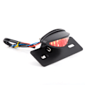 Miniatyrbilde 2 av 8: Motorsykkel Baklys Universal Retro LED Brems Lys Nummerplate Lys Indikatorlys (rød)
