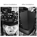 Miniatyrbild 5 av 8: Svart vindruteskydd till Yamaha MT-09 2014-2016
