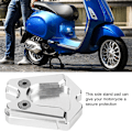Miniatyrbilde 7 av 8: CNC Aluminium Side Stand Forlengelsesplate Passer for Piaggio Vespa GTS 300ie Sprint LX Sølv