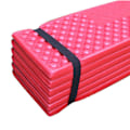 Miniatyrbillede 7 af 8: Foldbar Sovemadras Blød PVC Tykk Dobbelt Ægkasse Sovepude til Udendørs Camping Rød Sort 186x57
