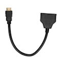 Miniatyrbillede 2 af 8: HD Multimedia Interface Splitter 1 ind 2 ud Han til Dobbelt Hun HD Multimedia Interface Adapterkabel