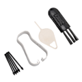 Miniatyrbillede 8 af 8: Stylus Pen Spidser Udskiftning 3 Bløde Spidser 2 Hårde Spidser Tablet Pen Spidser til Note 10 til Note 20 til Tab S6 S7 Helt Sort
