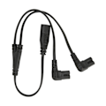 Miniatyrbillede 4 af 8: C8 til Dual C7 Power Splitter-kabel til LCD-skærm og skrivebordslampe