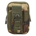 Miniatyrbild 1 av 8: Flexibelt midjepaket med flera fickor för löpning, cykling och resor - Jungle Camouflage