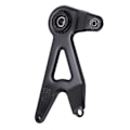 Miniatyrbillede 5 af 8: Rustbeskyttet sort aluminiumslegering Motorcykel Trekant Tilslutningsplade til GY6-50 60 80CC motor
