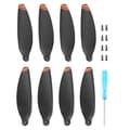 2 par propeller, reservdelar för drönare, tillbehör som passar DJI Mavic Mini 2, orange kant