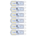Miniatyrbilde 2 av 8: G9 Pære Dimbar Øyebeskyttelse Energibesparende 14 LED-er 3W Lyspære for Lysekrone Bordlampe 6 stk Naturlig Lys 220V