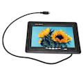 Miniatyrbilde 5 av 8: Bakkamera Monitor Støtte Skjerm Roterende 2 AV Inngang 7 Tommer TFT Fargerik LCD Monitor for Bil DVD Overvåking Kamera