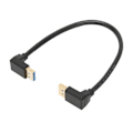 Pikkukuva 2 / 8: DisplayPort 1.4 -kaapeli 8K/60Hz 90 asteen kulmassa, uros-uros, 32,4 Gbps, nopea, turvallinen ja vakaa