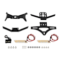 Miniatyrbilde 1 av 8: Motorsykkel skiltbrakett - Svart baklysfeste for CB650R CBR650R 2021+ - 25STK