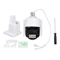 Miniatyrbillede 1 af 8: Udendørs Sikkerhedskamera Dome WiFi IP Monitor AI Alarm To-vejs Intercom Infrarød Nattesyn til Hjem Hvid