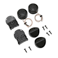 Miniatyrbillede 7 af 8: 2 STK 380W Mini Dome Tweeter Rund Sort Bilhøjttaler Stick On Flush Mount Universal Modifikation