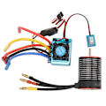 Miniatyrbilde 4 av 8: RC Brushless Motor ESC Set Profesjonelt Vanntett Høy Dreiemoment 3650 Brushless Motor 120A ESC Combo Set for RC Bil 3600KV