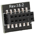 Miniatyrbilde 7 av 8: TPM 2.0 Krypteringssikkerhetsmodul 12-pins LPC-grensesnitt Fjernkort Krypteringssikkerhetsmodul for GIGABYTE 12-pins LPC Tpm2.0