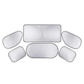 Miniatyrbild 3 av 8: Bilsolskyddsset - 6st silverbelagd dubbelslinga för vindruta, Ultimate Automotive Sunshade Kit