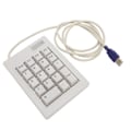 Miniatyrbilde 1 av 8: Mekaniskt Nummerskrivebord med Ledning, 18 Taster, Lineær Aktiveringsbryter, ABS, Plug and Play, Ledning for Kontor, Bank, Regnskapsfører