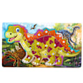 Miniatyrbillede 1 af 8: Træ Dinosaur Puslespil Legetøj Alfabet Nummer Puslespil Børn Uddannelsesmæssigt Legetøj #6 (Nummer)