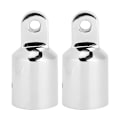 Miniatyrbillede 1 af 8: 2 stk. Rustfrit Stål Top Eye End Slide Cap 22mm/0.9in Hardware Tilbehør til Marinebåd