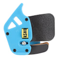 Miniatyrbillede 4 af 8: Blå Archery Finger Tab - Fingerskydd i PU-læder til Recurve-bueskydning