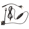 Miniatyrbilde 5 av 8: Boom Mikrofonkabel Støyreduksjon Gaming Headset Mikrofonkabel med Volumkontroll Demp Bryter for PS5 for Xbox PC